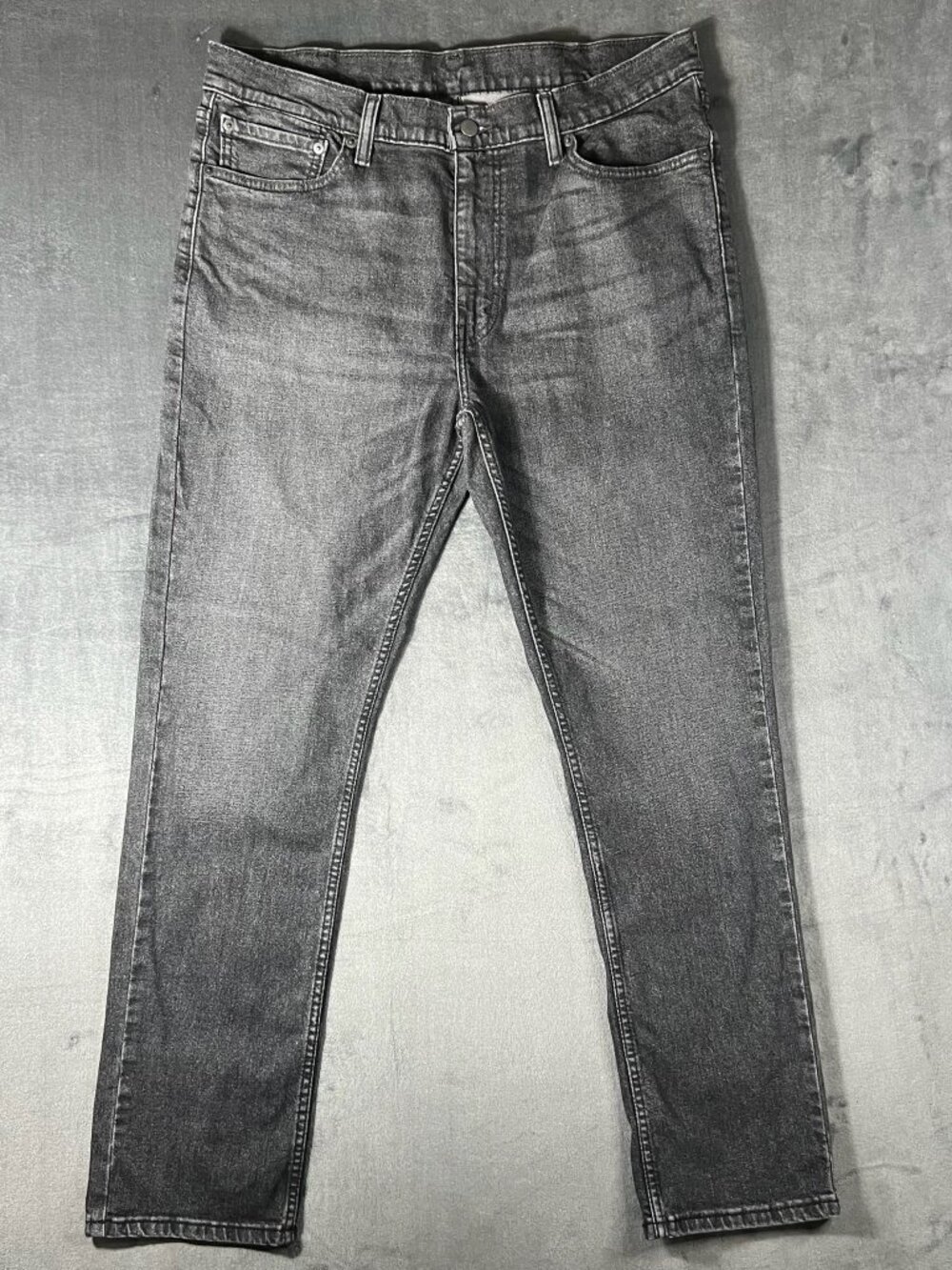Levi's 511 Jeans Mens 31x32 Gray Denim Slim Soft Lightweight Weathered Look